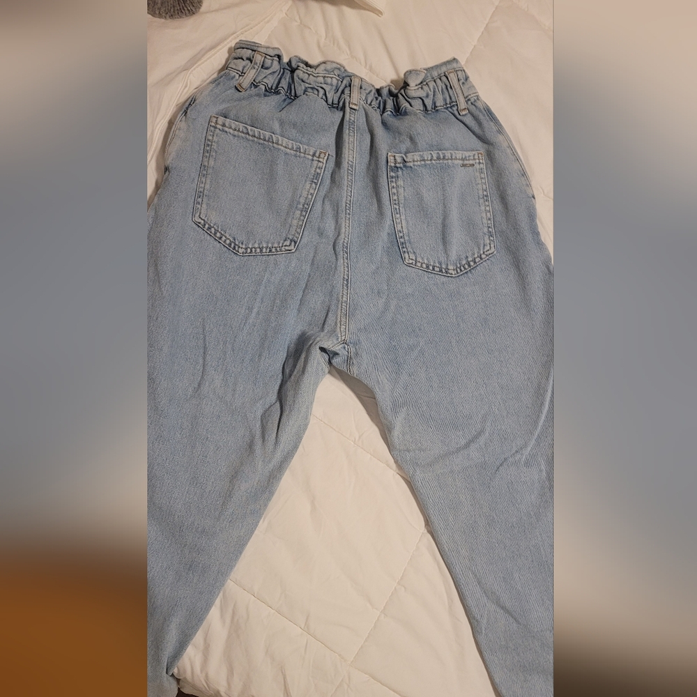 Zara Light Blue Denim Pants